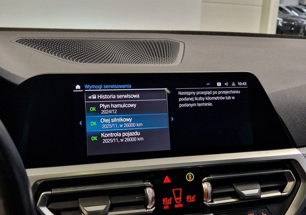 BMW Seria 3 cena 149900 przebieg: 111200, rok produkcji 2020 z Pułtusk małe 137